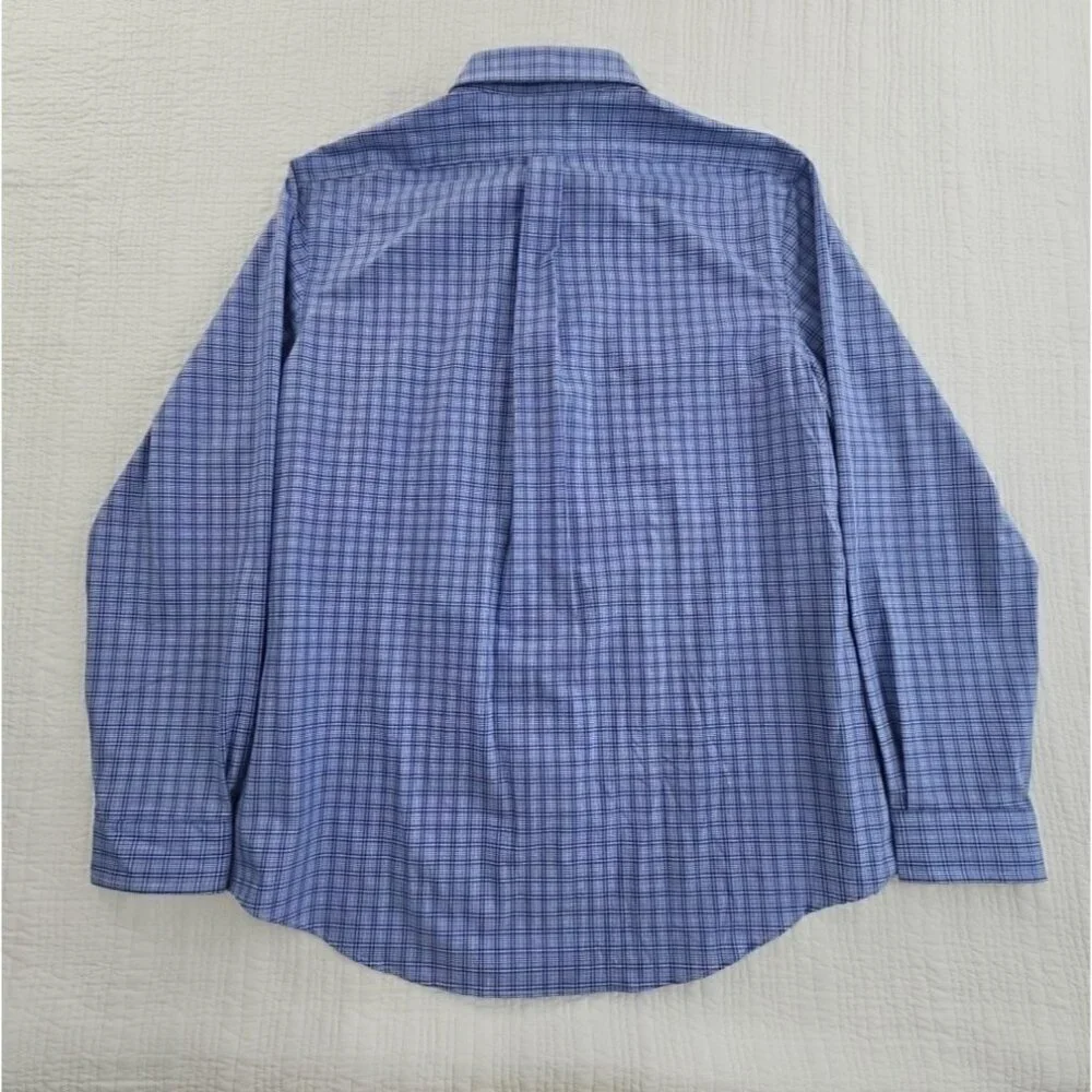 Polo Ralph Lauren Performance Shirt Men's XL Blue Plaid‎ Classic Fit Wicking NEW